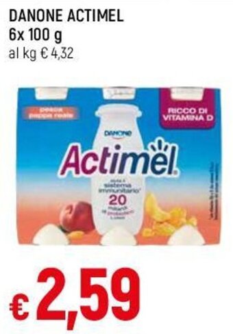 Famila DANONE ACTIMEL 6x 100 g offerta