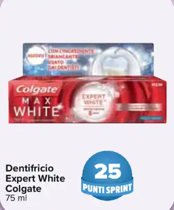 Carrefour Colgate Dentifrico Expert White 75ml offerta