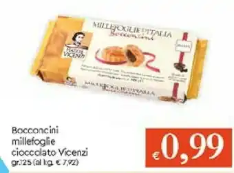 Galassia Matilde Vicenzi Bocconcini Millefoglie Cioccolato offerta