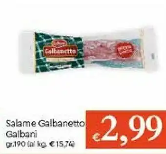 Galassia Galbani Salame Galbanetto offerta