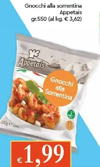 Galassia Appetais Gnocchi Alla Sorrentina 550 Gr offerta