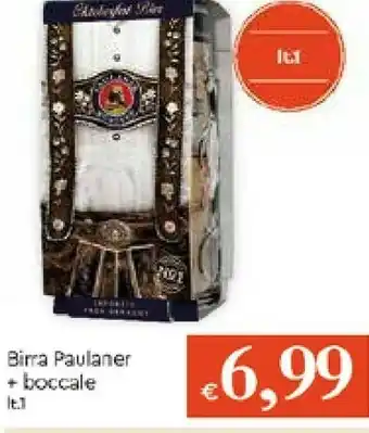 Galassia Paulaner Birra + Boccale offerta