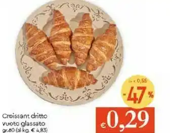 Galassia Croissant Dritto Vuoto Glassato offerta