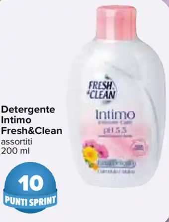Carrefour Fresh & Clean Detergente Intimo 200ml offerta