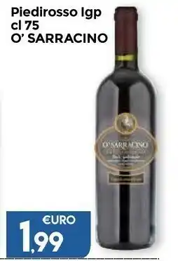 Marketpiù O'sarracino Piedirosso Igp 750 Ml offerta