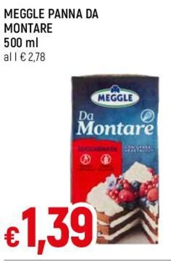 Famila MEGGLE PANNA DA MONTARE 500ML offerta