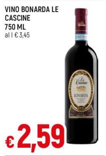 Famila VINO BONARDA LE CASCINE 750 ML offerta