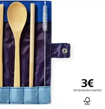 Set Da Tavola In Bambù