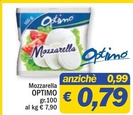 Ard Discount Optimo mozzarella offerta