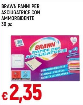 Famila BRAWN PANNI PER ASCIUGATRICE CON AMMORBIDENTE 30 pz offerta