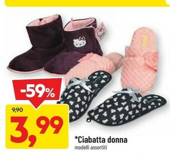 DPiù Ciabatta Donna offerta