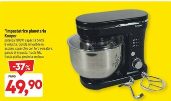 DPiù Kooper Impastatrice Planetaria offerta