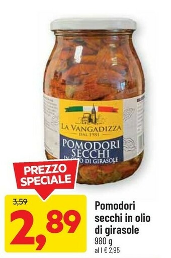 DPiù Pomodori Secchi In Olio Di Girasole offerta