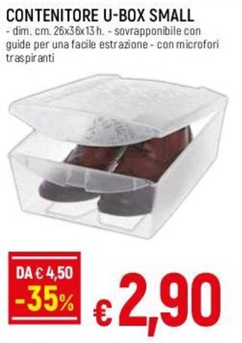 Famila CONTENITORE U-BOX SMALL offerta