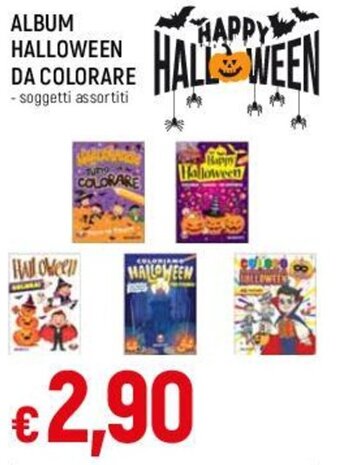 Famila ALBUM HALLOWEEN DA COLORARE soggetti assortiti offerta