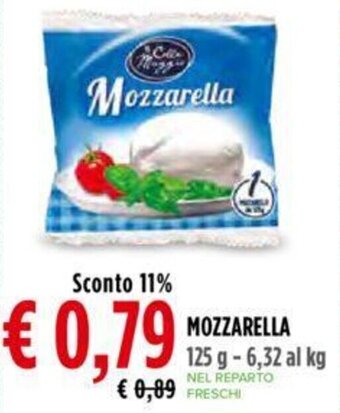 Todis MOZZARELLA 125g offerta