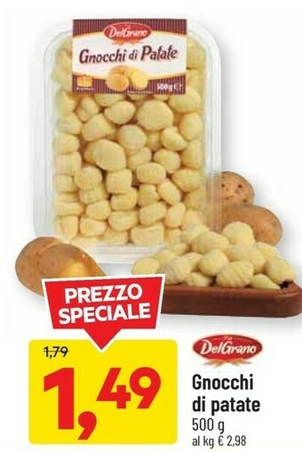 DPiù Del Grano Gnocchi Di Patate 500 G offerta