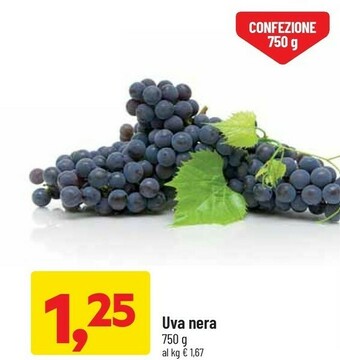 DPiù Uva Nera offerta