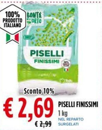 Todis PISELLI FINISSIMI 1 kg offerta