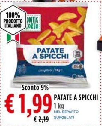 Todis PATATE A SPICCHI 1 kg offerta