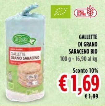 GALLETTE DI GRANO SARACENO BIO 100 g