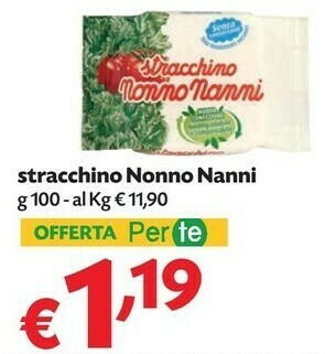 Pam Nonno Nanni Stracchino offerta