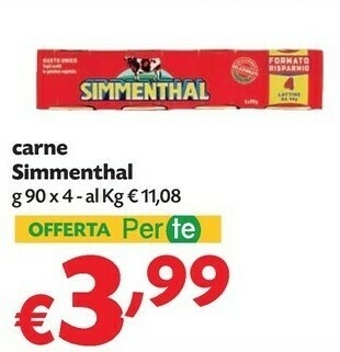 Pam Simmenthal Carne in scatola offerta