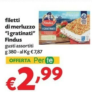 Pam Findus Filetti di merluzzo offerta