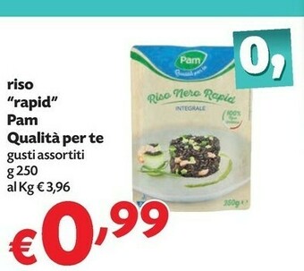 Pam Rapid Riso offerta