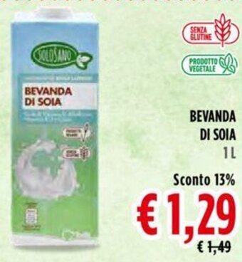 Todis BEVANDA DI SOIA 1L offerta