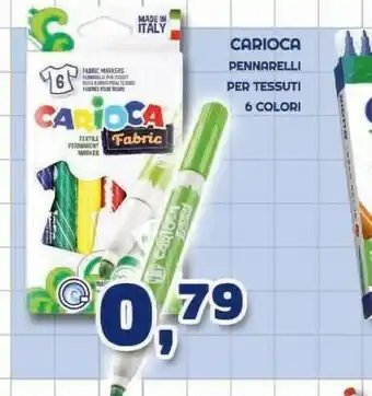 Carioca Pennarelli Per Tessuti