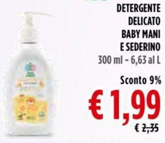 DETERGENTE DELICATO BABY MANI E SEDERINO 300 ml