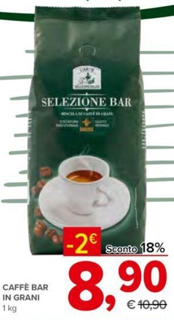 Todis CAFFE BAR IN GRANI 1 kg offerta