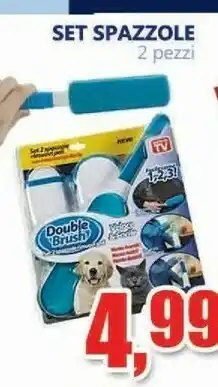 Double Brush Set Spazzole 2 Pezzi