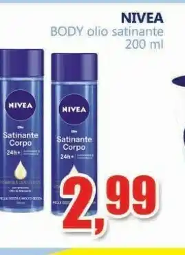 Nivea Body Olio Satinante 200 Ml