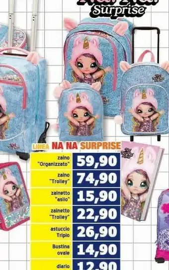 Casabalò Na Na Surprise Zaino Organizzato offerta