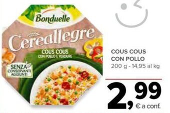 Todis COUS COUS CON POLLO 200 g offerta