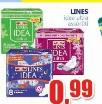 Lines Idea Ultra Notte Con Ali