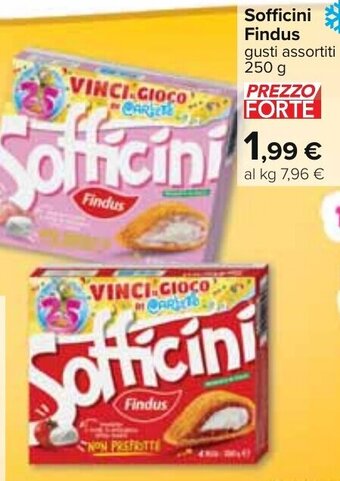 Carrefour Sofficini Findus gusti assortiti 250 g offerta