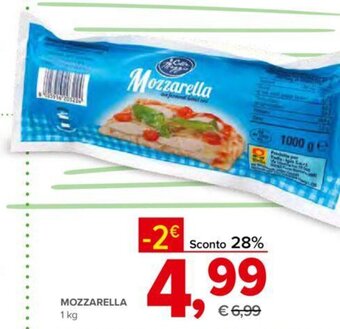 Todis MOZZARELLA 1 kg offerta
