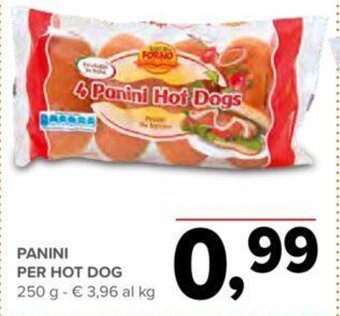 Todis PANINI PER HOT DOG 250 g offerta
