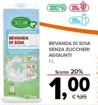 BEVANDA DI SOIA SENZA ZUCCHERI AGGIUNTI 1L