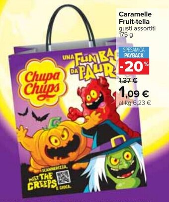 Caramelle Fruit-tella gusti assortiti 175 g