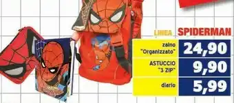 Casabalò Spiderman Zaino Organizzato offerta