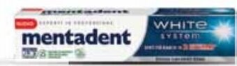 Carrefour Dentifricio Mentadent assortiti 75 ml offerta
