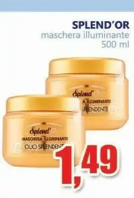 Splend'or Maschera Illuminante 500 Ml