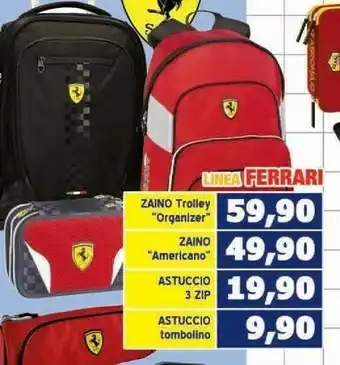 Casabalò Ferrari Zaino Trolley Organizer offerta