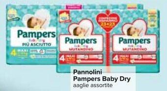Carrefour Pannolini Pampers Baby Dry offerta