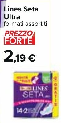 Carrefour Lines Seta Ultra offerta