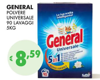 Eté GENERAL POLVERE UNIVERSALE 90 LAVAGGI 5KG offerta